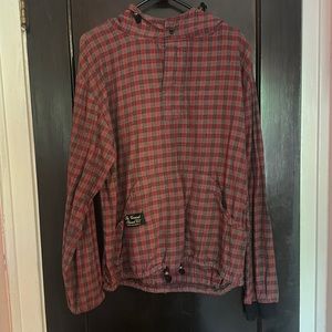 Vermont flannel lightweight hooded pullover